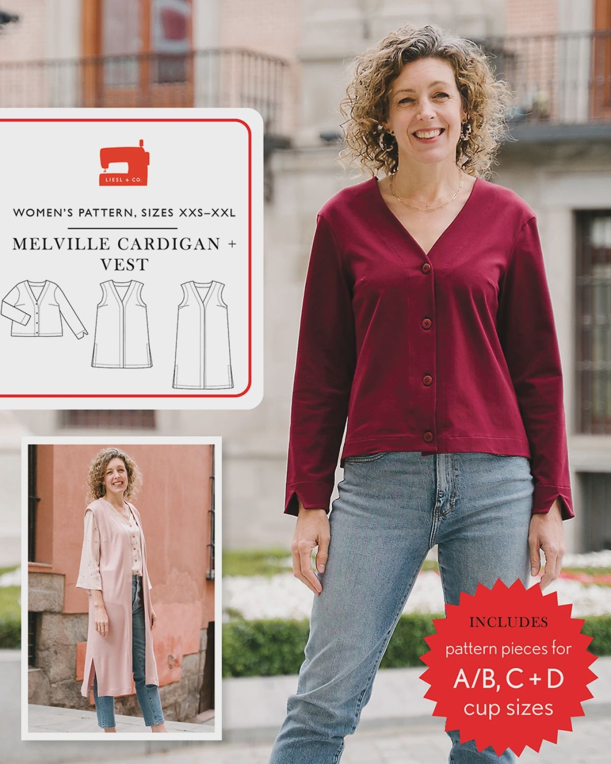 Melville Cardigan and Vest Pattern