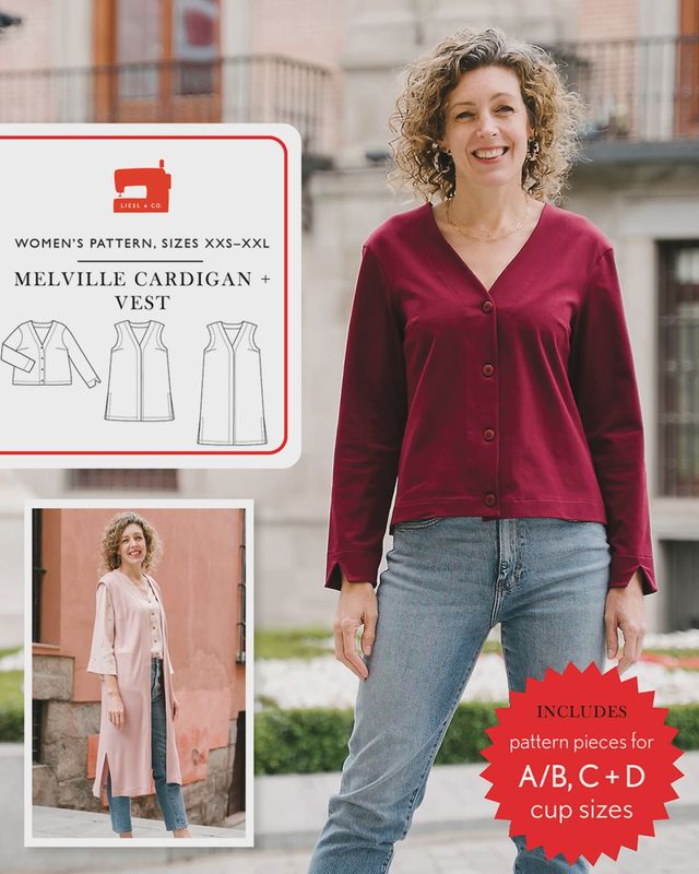 Melville Cardigan and Vest Pattern