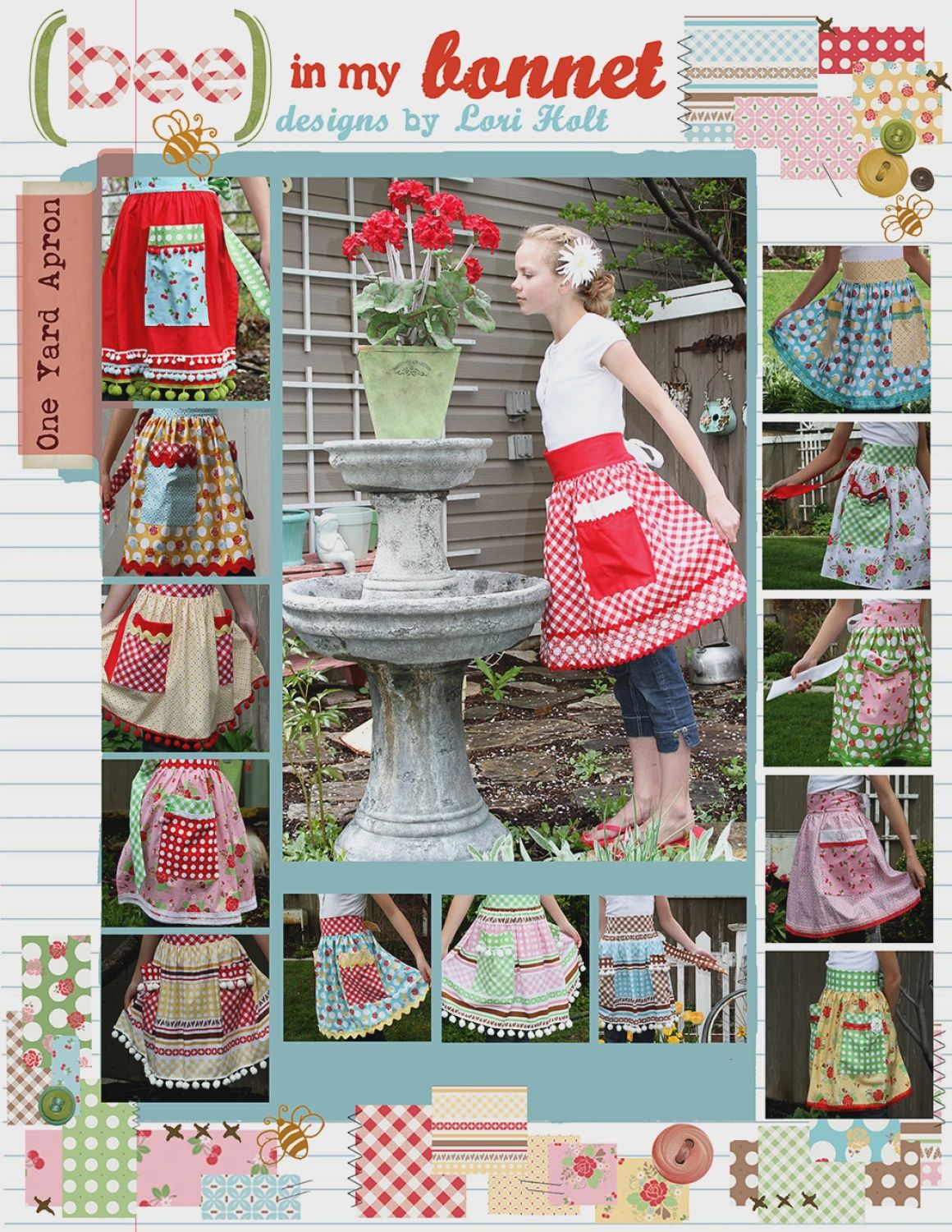 Bee In My Bonnet 1 yd Apron