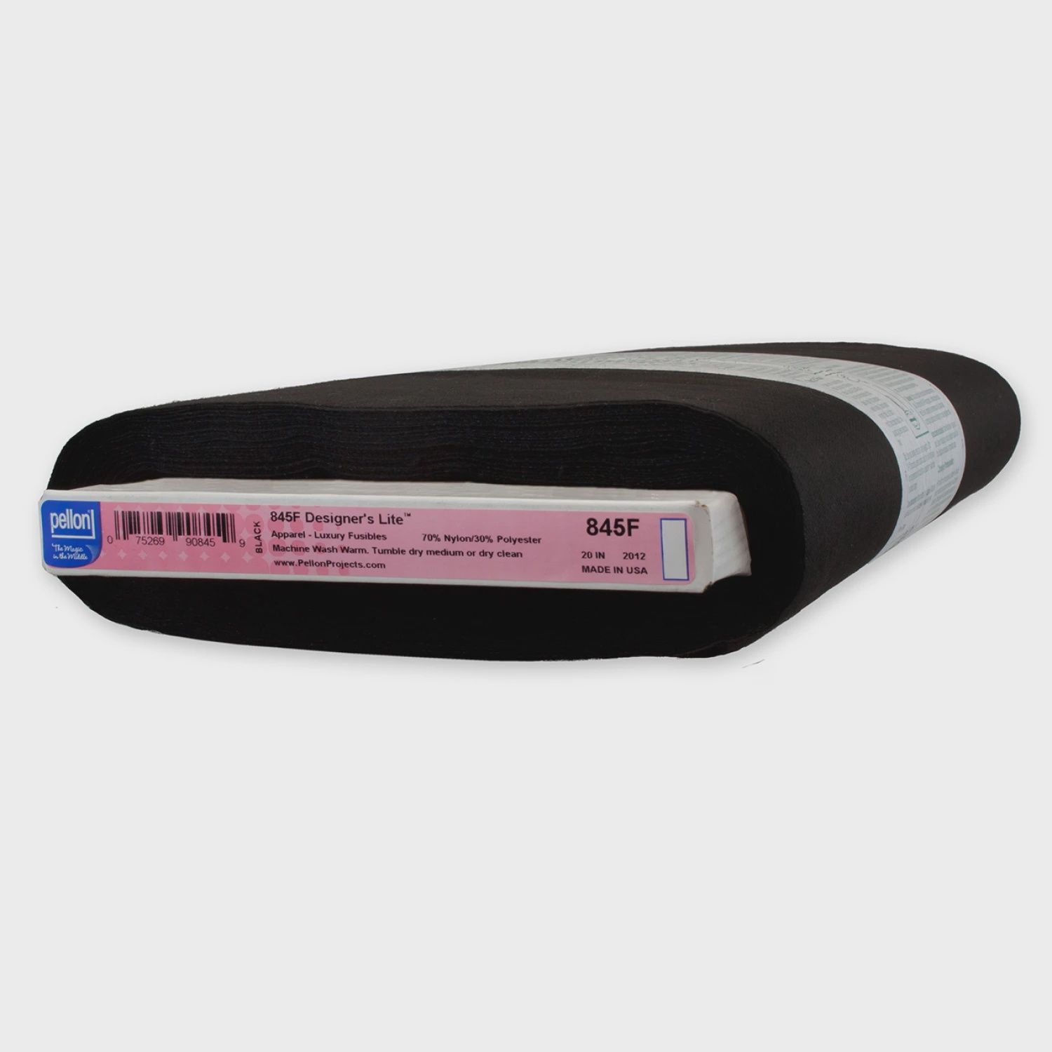 Designer Lite Fusible Midweight Black 845F