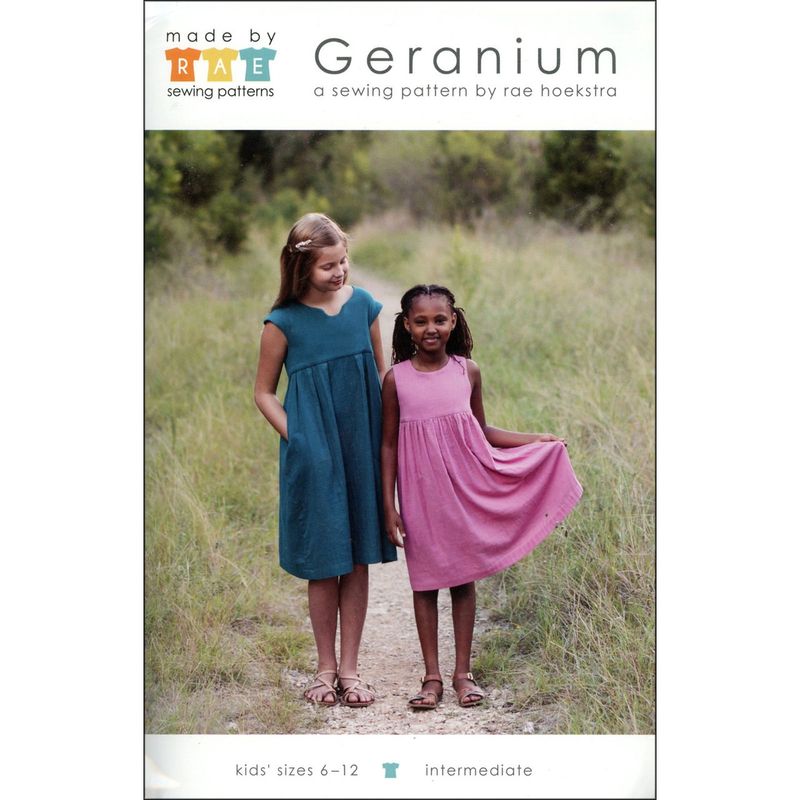 Geranium Dress (sizes 6-12)