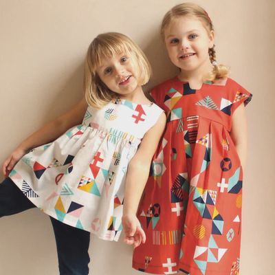 Geranium Dress (sizes 0-5y)