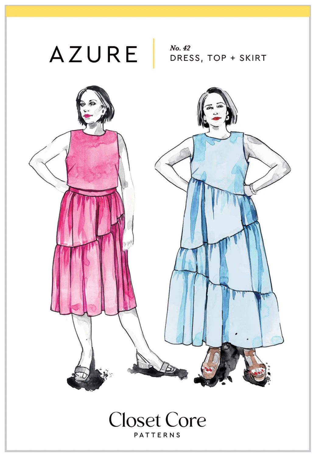Azure Dress Top &amp; Skirt