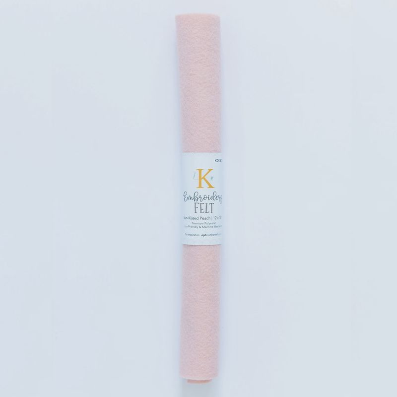 Embroidery Felt Sun Kissed Peach