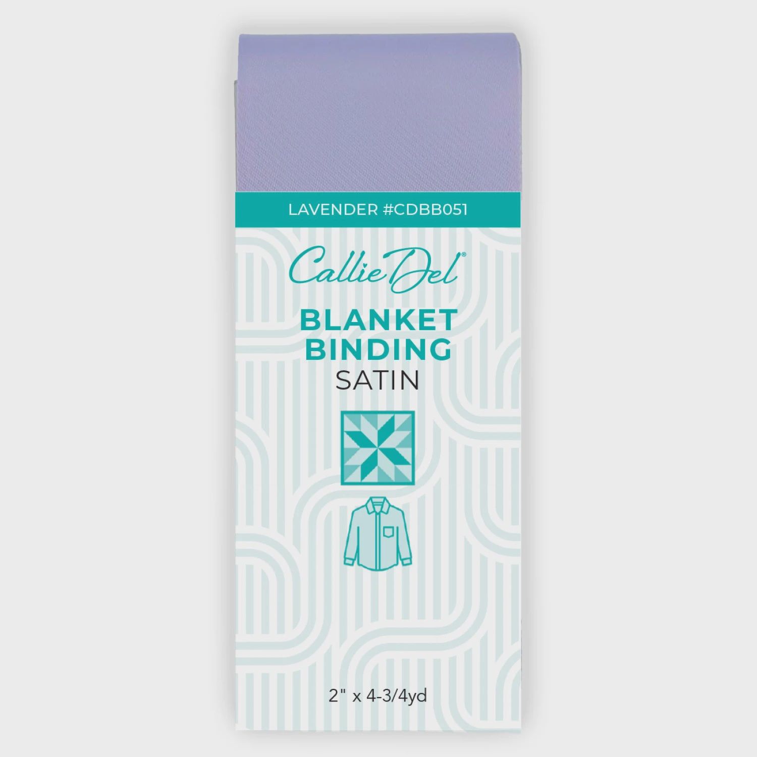 Satin Binding Lavender 2"