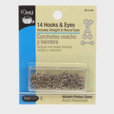 Hook &amp; Eye Nck Sz 3