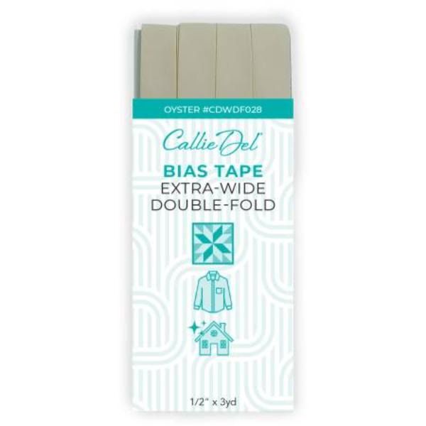 Bias Tape Extra Wide Double Fold - Oyster