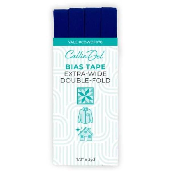 Bias Tape Extra Wide Double Fold - Yale