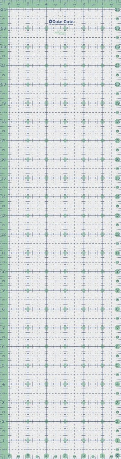 Cute Cut Ruler 6.5x24.5