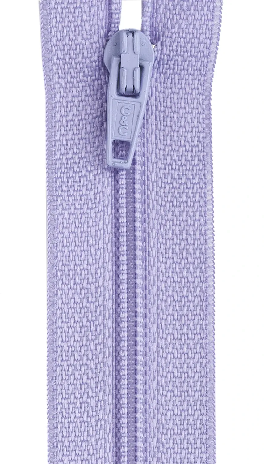 12” All Purpose Zipper Lilac