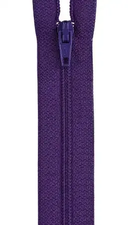 9” All Purpose Zipper Purple