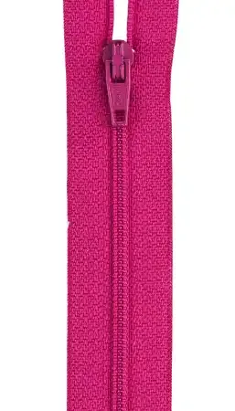 7” All Purpose Zipper Red Rose
