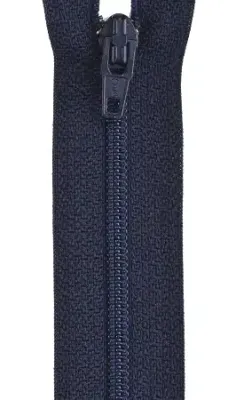 22” All Purpose Zipper Navy