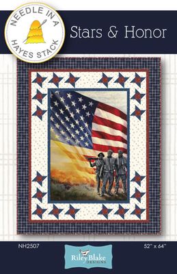 Needle in A Hayes Stack Stars &amp; Honor Quilt Pattern