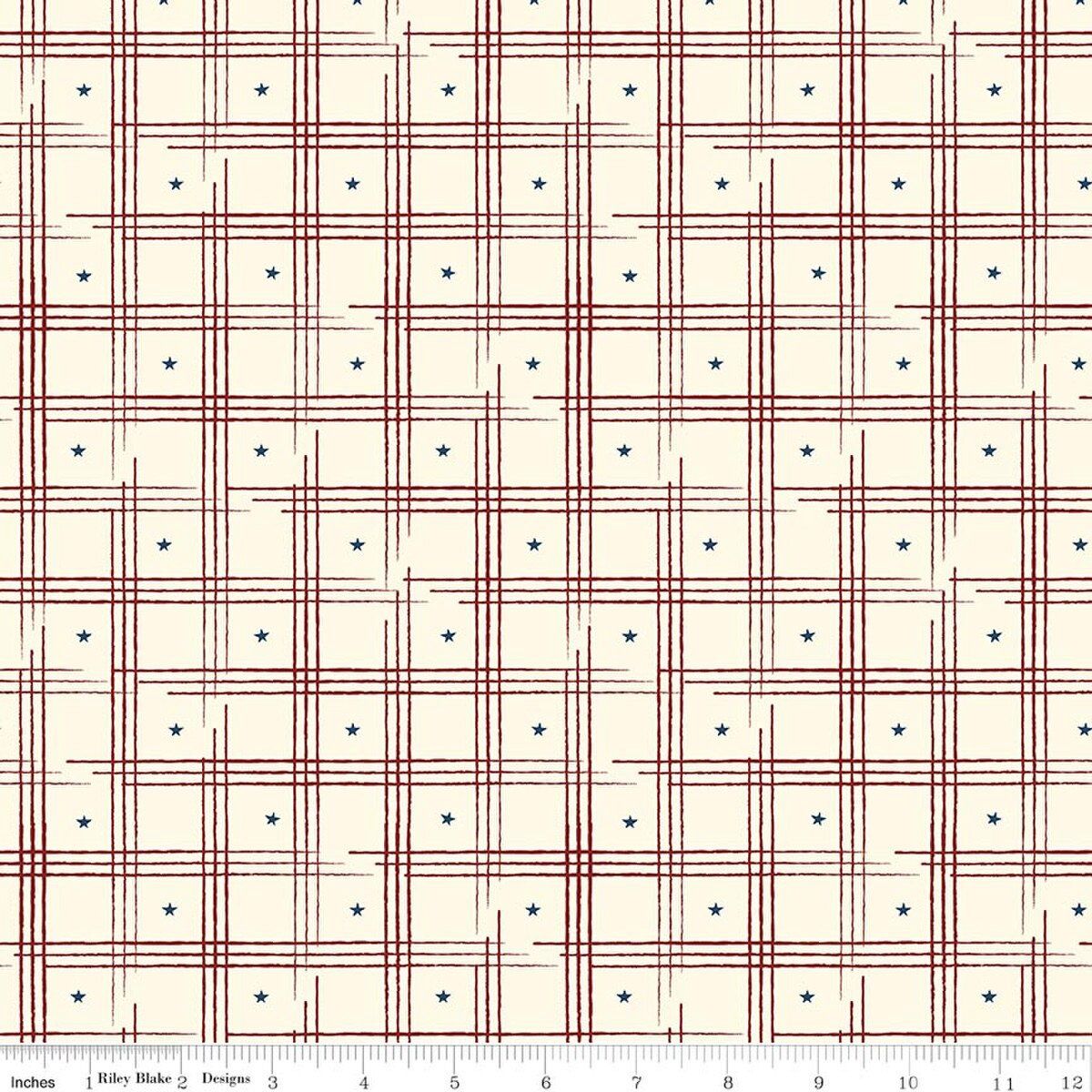 American Honor Plaid Cream