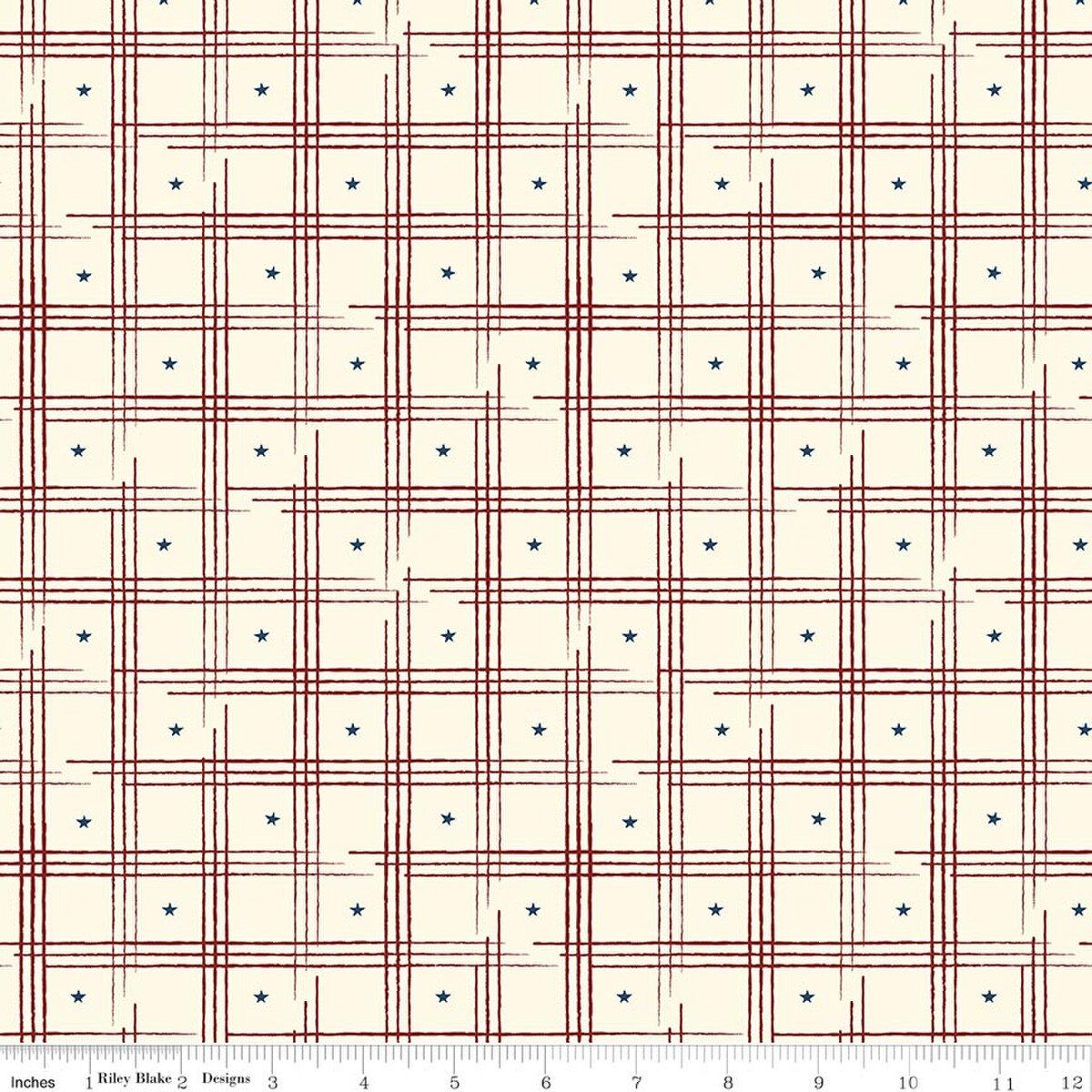 American Honor Plaid Cream