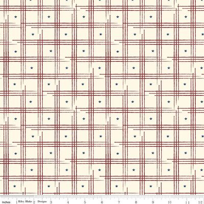 American Honor Plaid Cream