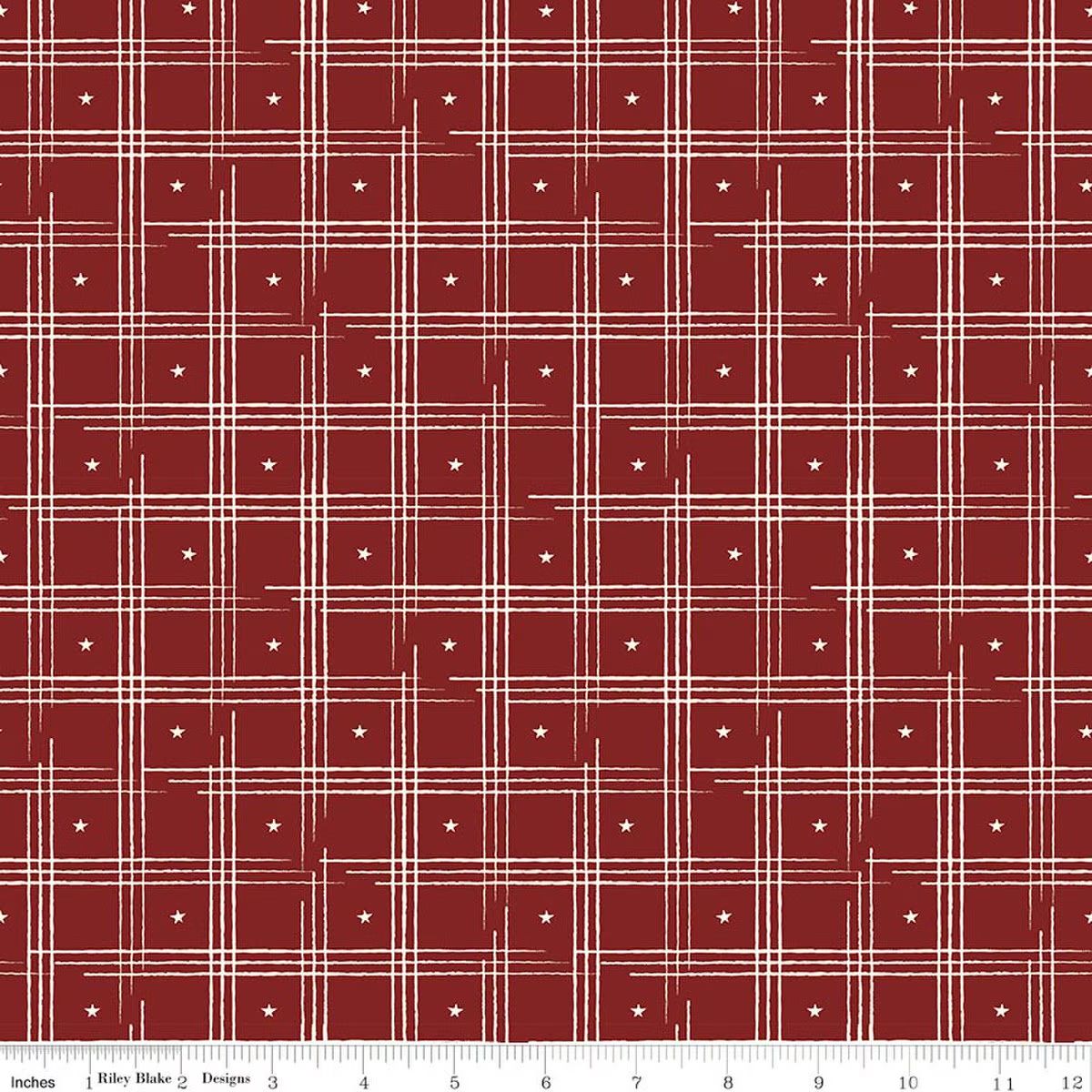 American Honor Plaid Barn Red