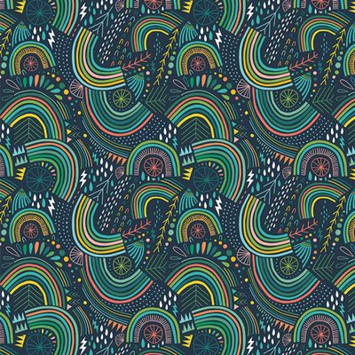 Stormy Rainbows Flannel