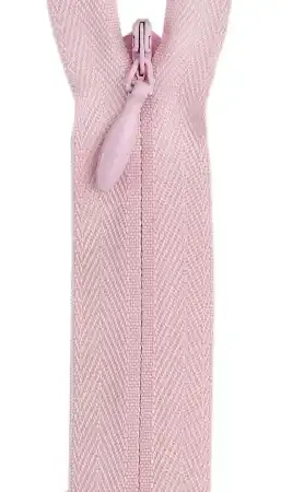 12-14” invisible zipper light pink