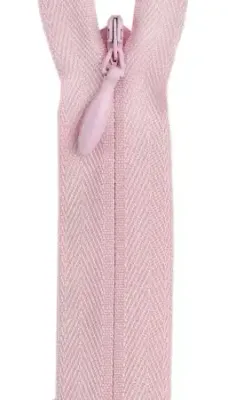 12-14” invisible zipper light pink