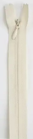 12-14” invisible zipper natural