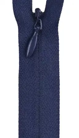 12-14” invisible zipper navy