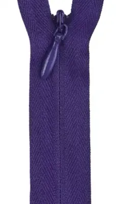 20-22” Invisible Zipper Purple