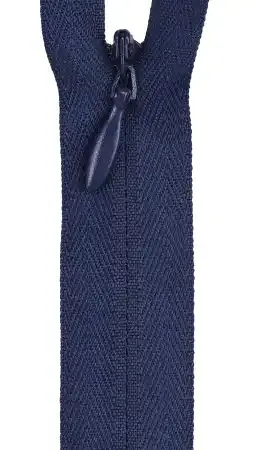 7-9” Invisible Zipper Navy