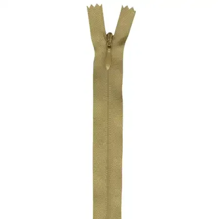 20-22” Invisible Zipper Camel