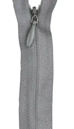20-22” Invisible Zipper Nugrey