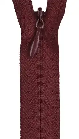 20-22” Invisible Zipper Barberry Red