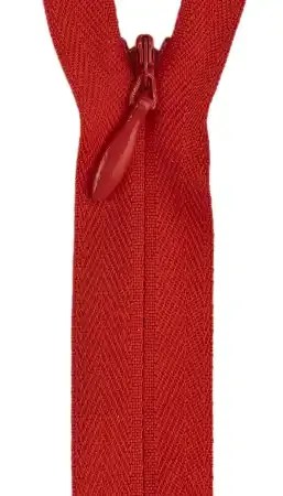 12-14” invisible zipper atom red