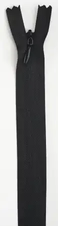 7-9” Invisible Zipper Black