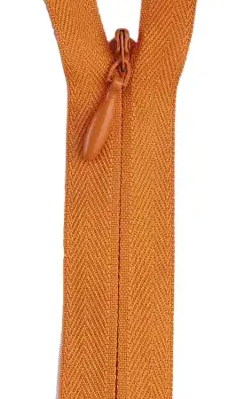 20-22” Invisible Zipper Tangerine