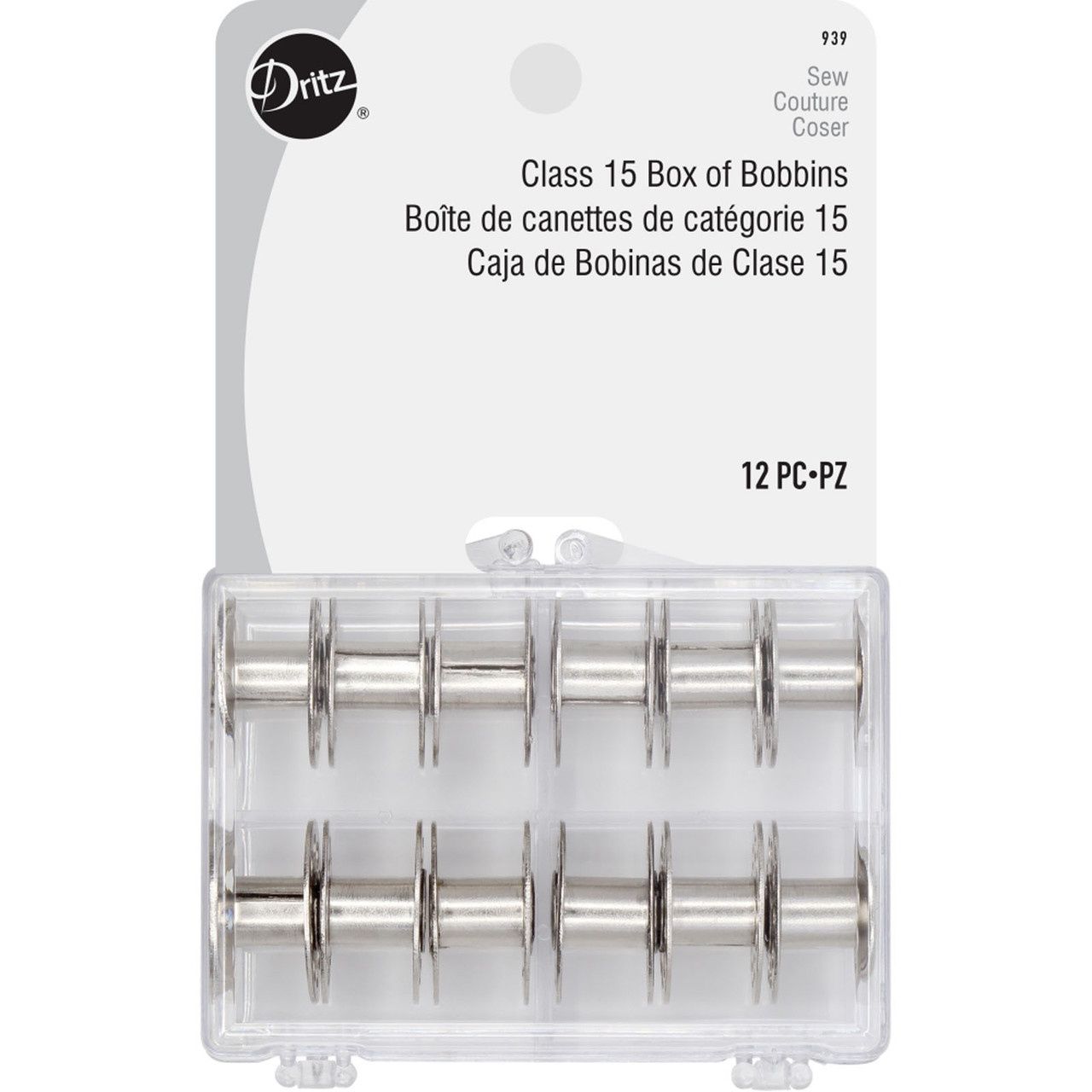 Bobbin Class 15 Metal 12 count