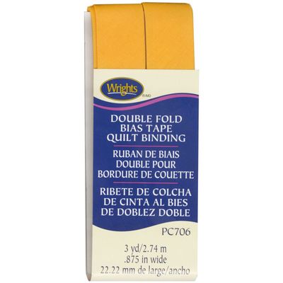 Double Fold Bias Tape Quilt Binding Marigold