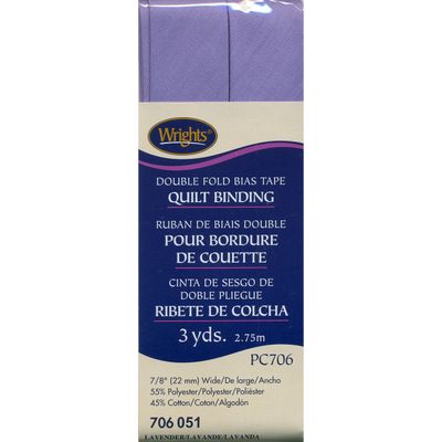Double Fold Bias Tape Quilt Binding Lavender