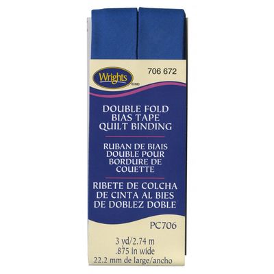 Double Fold Bias Tape Quilt Binding Snorkle Blue