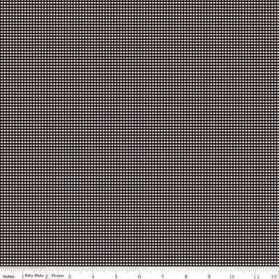 Micro Gingham Black