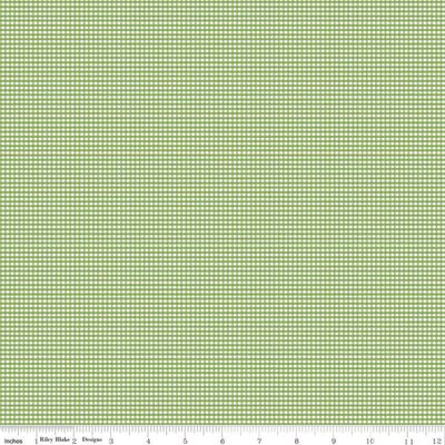 Micro Gingham Green