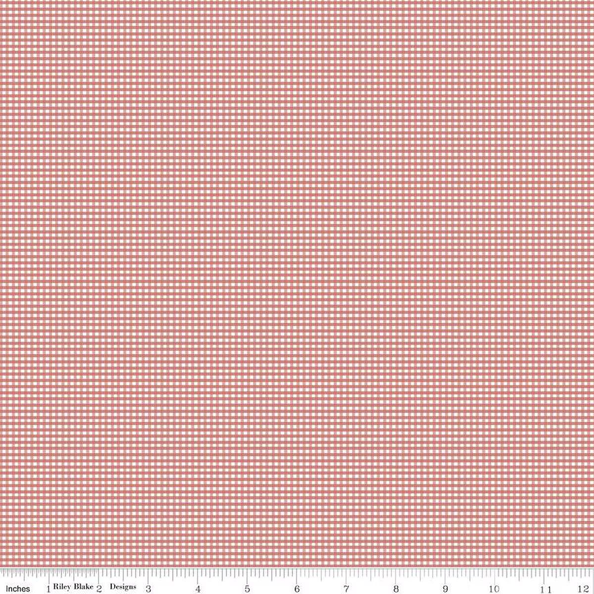 Micro Gingham Canyon Rose