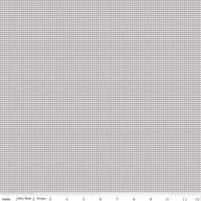 Micro Gingham Gray