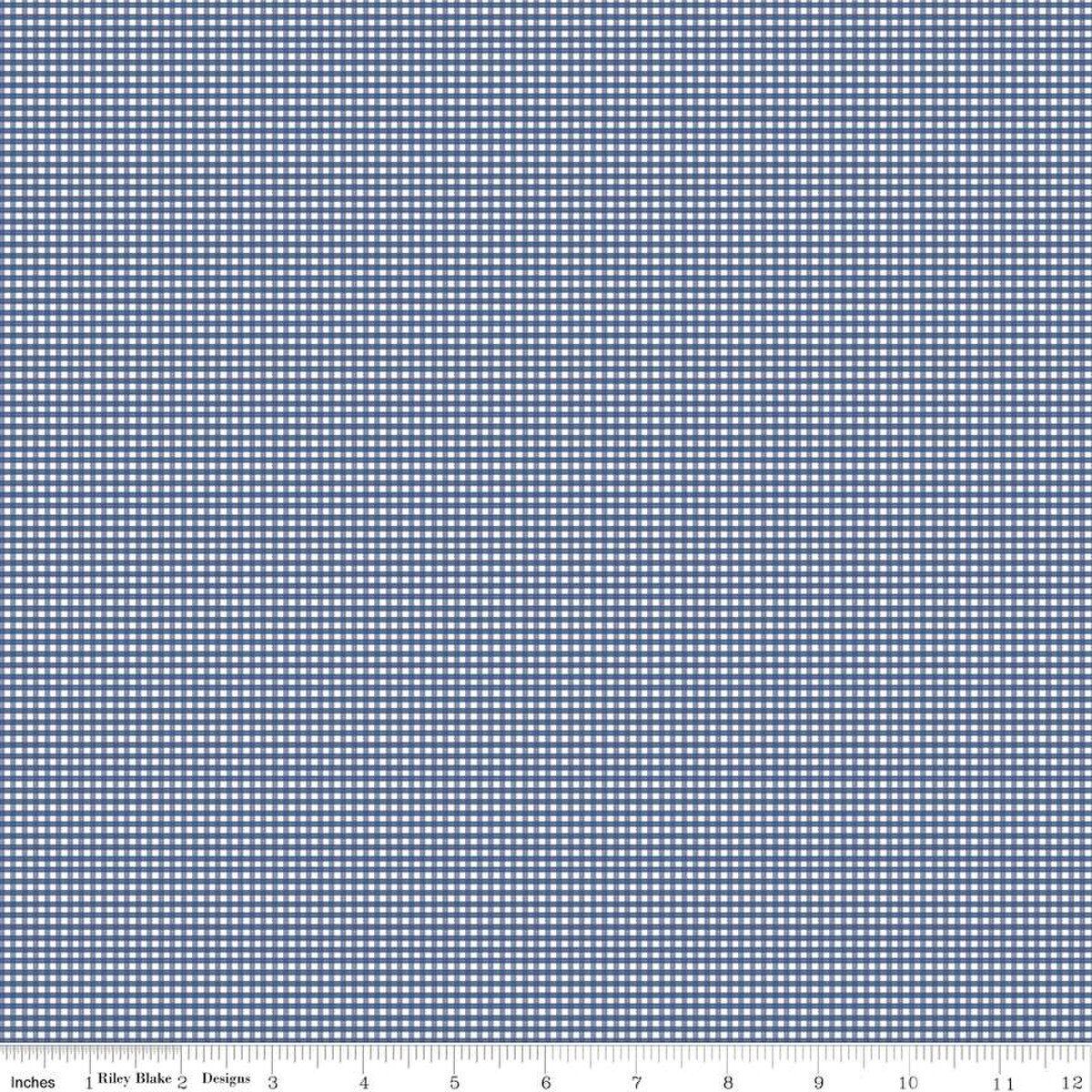 Micro Gingham Denim