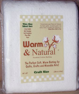 Warm and Natural Batting Craft