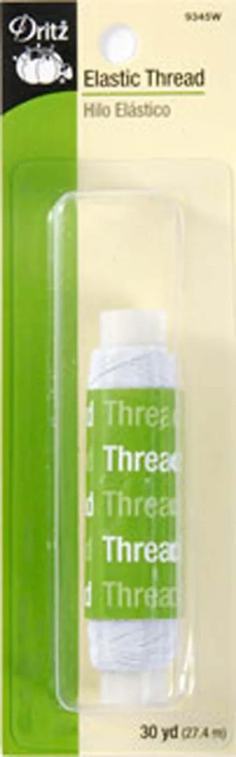 Thread Elastic White (30 yds)