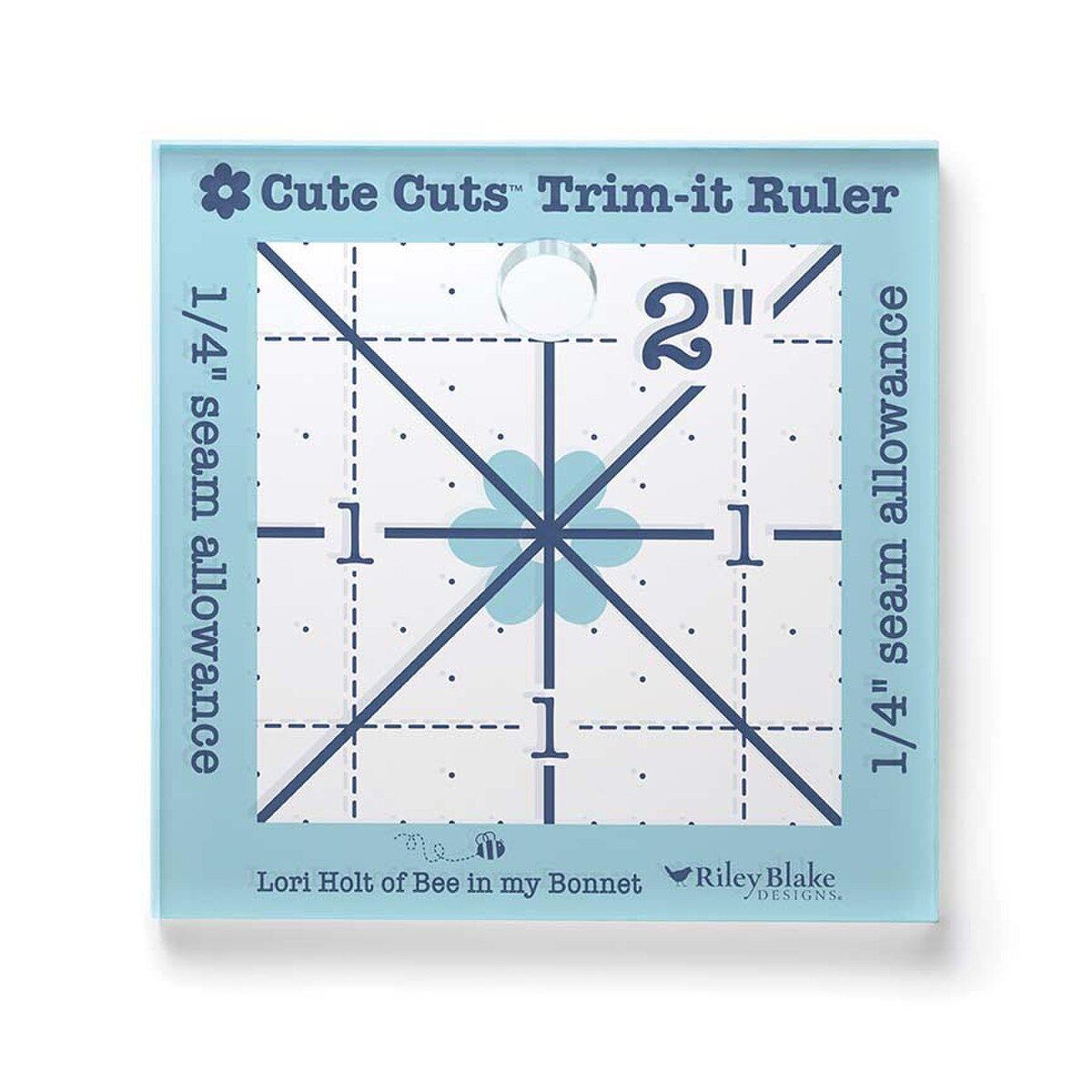 Lori Holt Cute Cuts Trim-it Ruler 2"x 2"