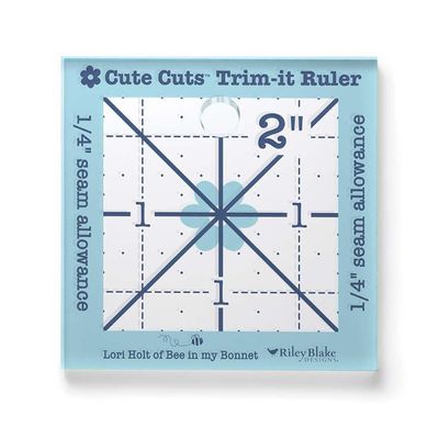 Lori Holt Cute Cuts Trim-it Ruler 2"x 2"