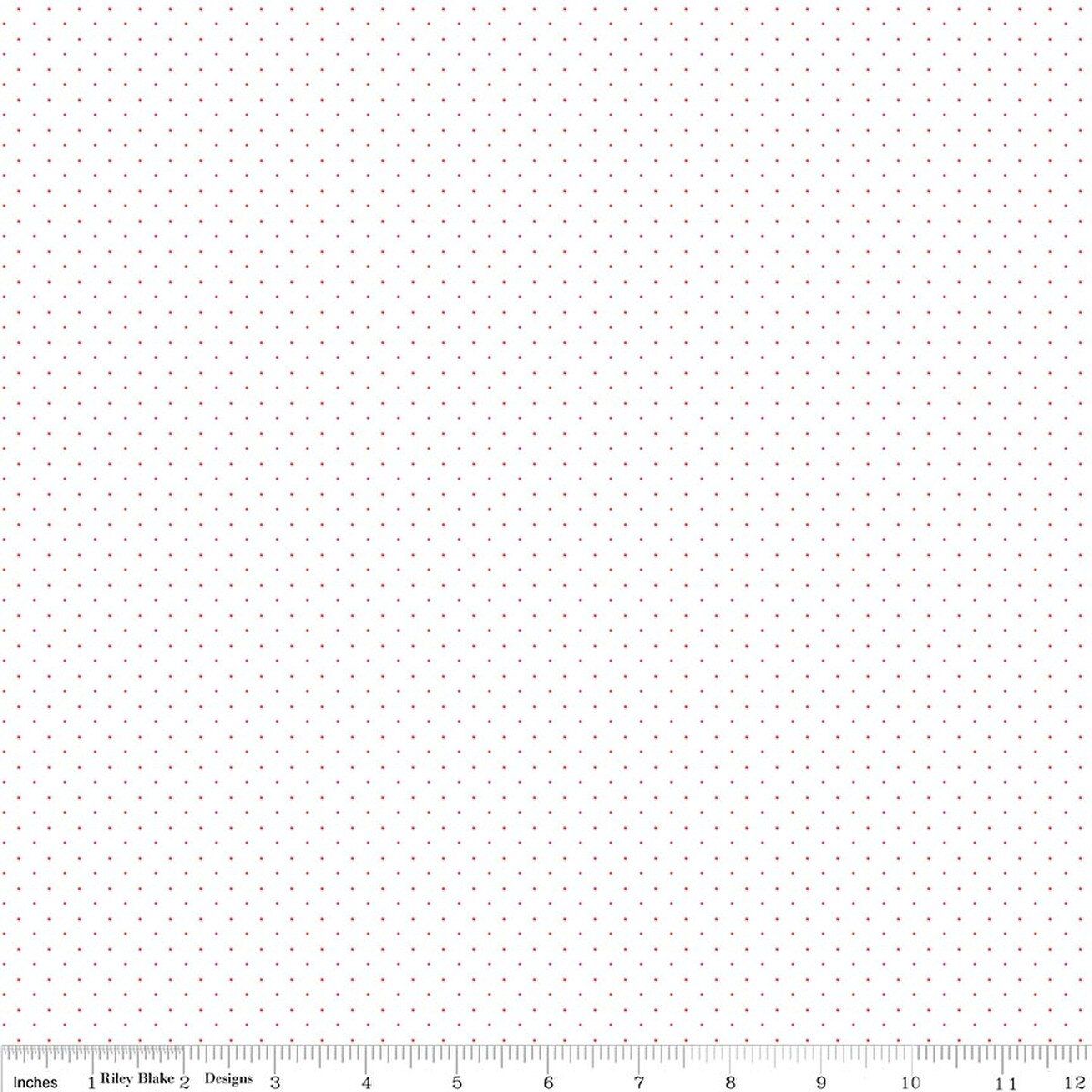 American Jane Pindots Red on White