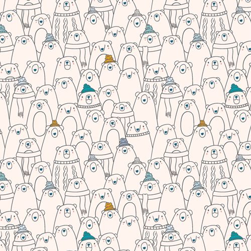 Cozy Bears Joy Flannel